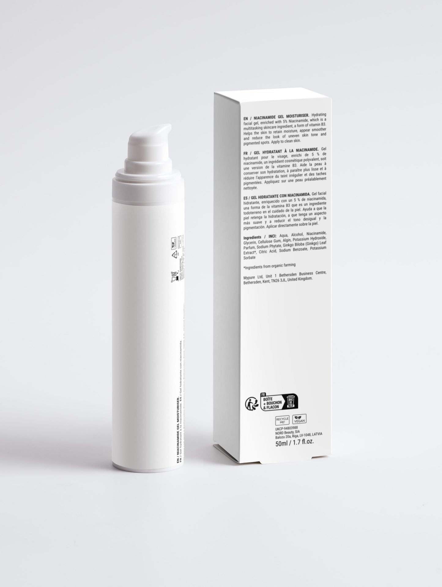 Niacinamide Gel Moisturiser - LaVida Prana