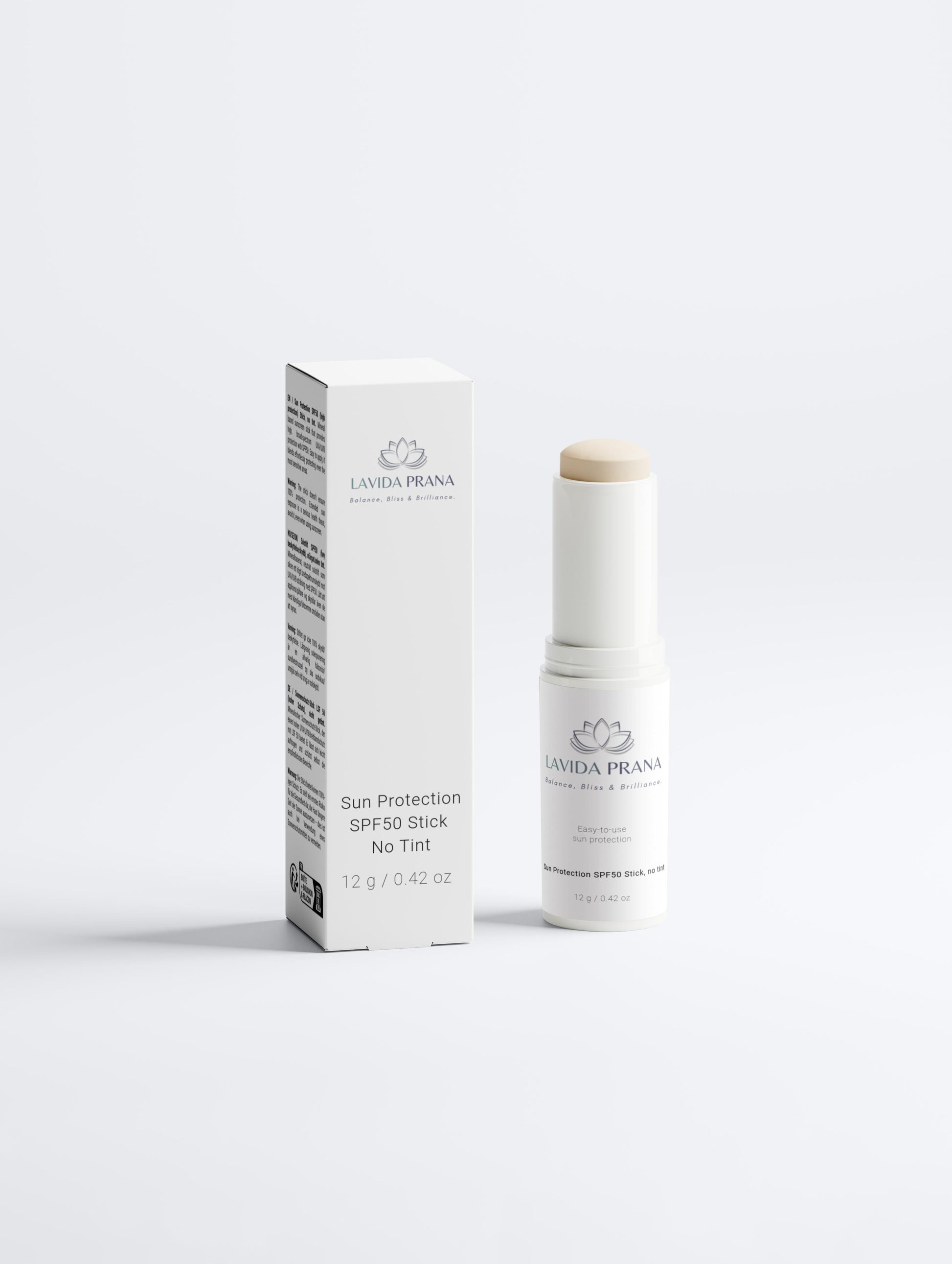 Sun Protection SPF50 Stick (No tint) - LaVida Prana