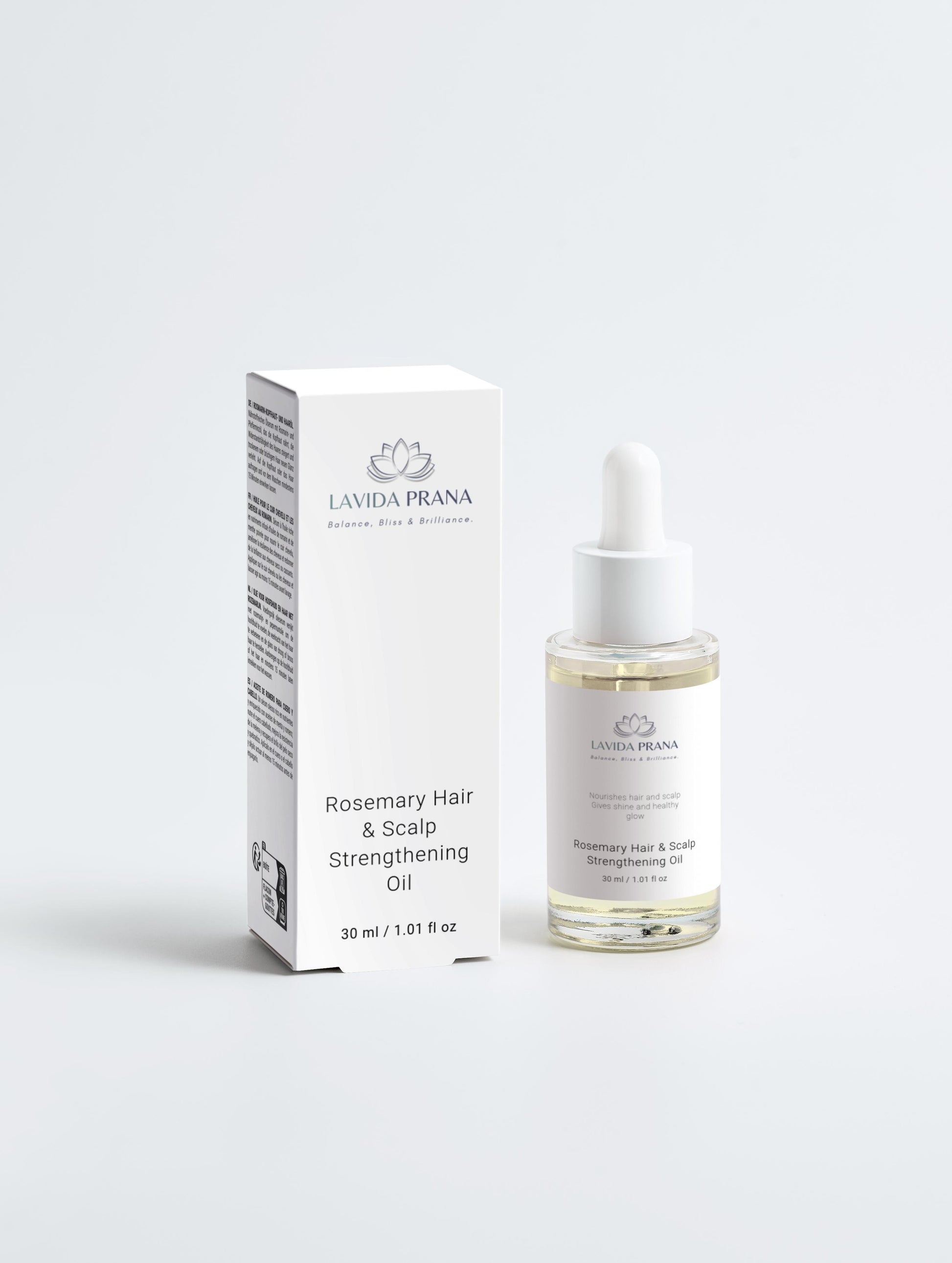 Rosemary Hair & Scalp Strengthening Oil - LaVida Prana