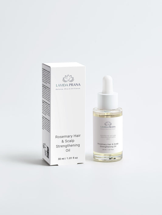 Rosemary Hair & Scalp Strengthening Oil - LaVida Prana