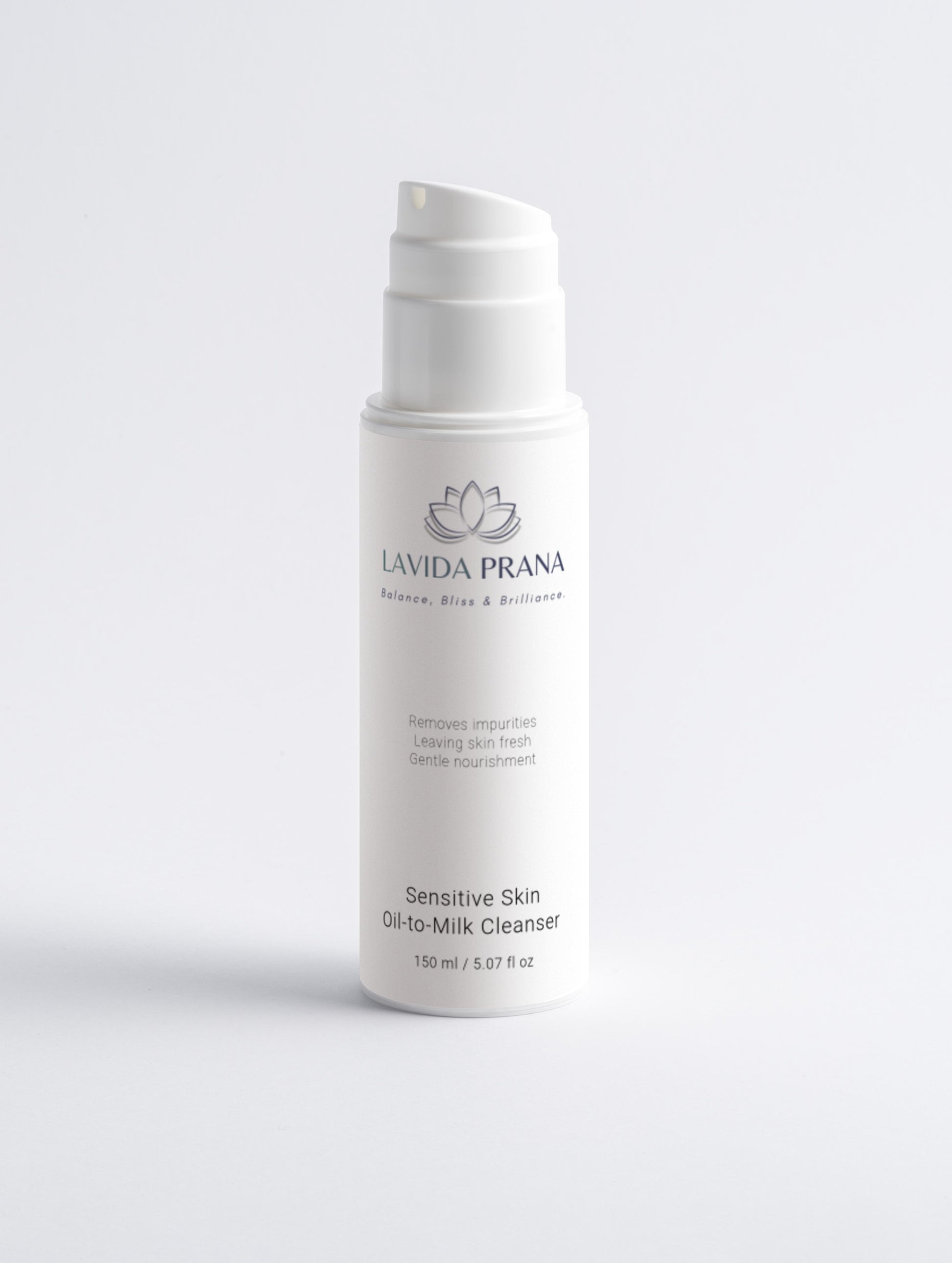 Sensitive Skin Oil-To-Milk Cleanser - LaVida Prana