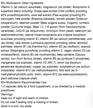 Cytoplan - 50+ Multivitamin - 60 vcaps - LaVida Prana