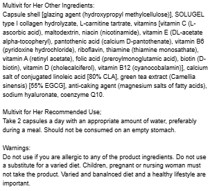 Essensey - Multivit for Her + Biotin - 90 caps - LaVida Prana