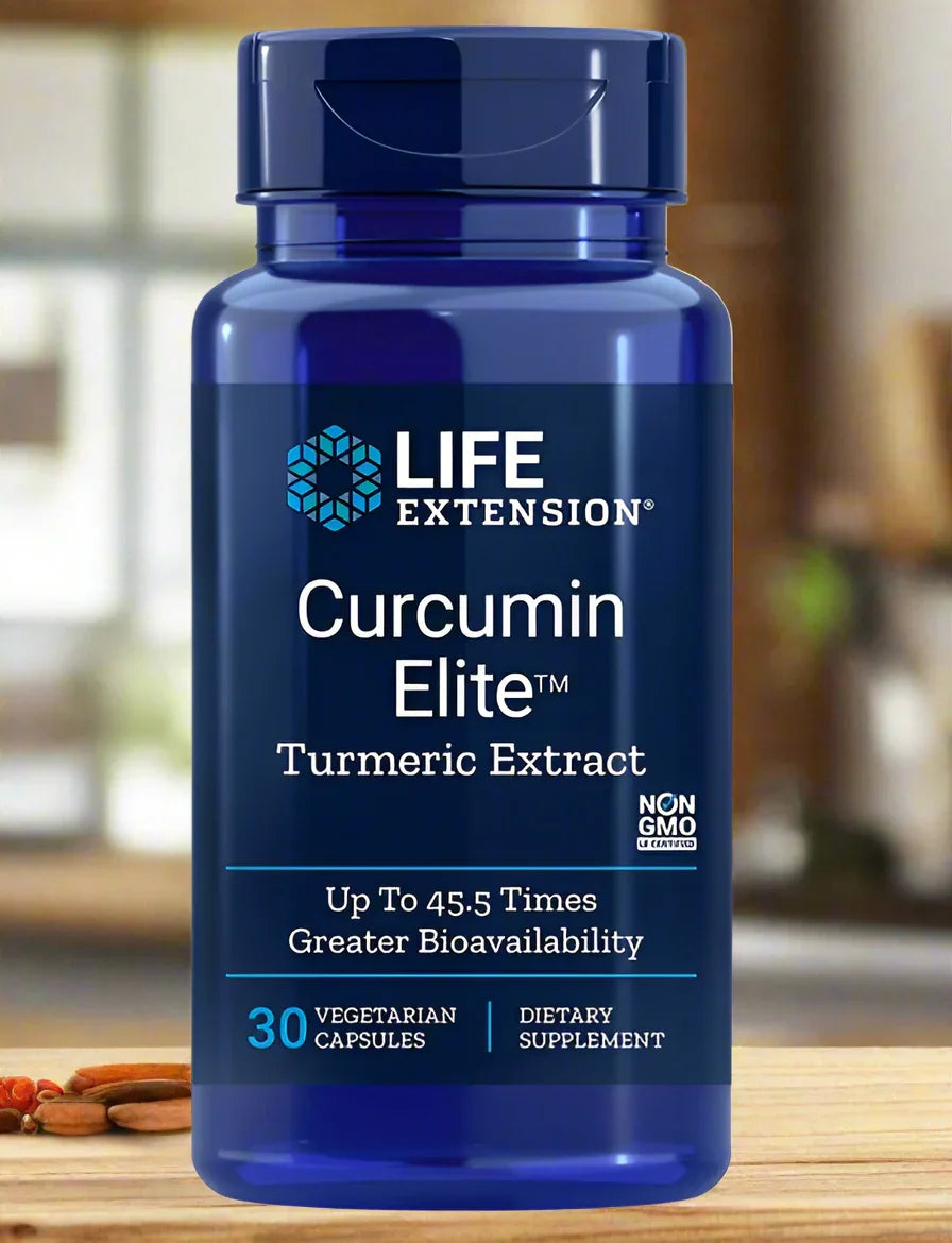 Life Extension - Curcumin Elite Turmeric Extract - 60 vcaps - LaVida Prana