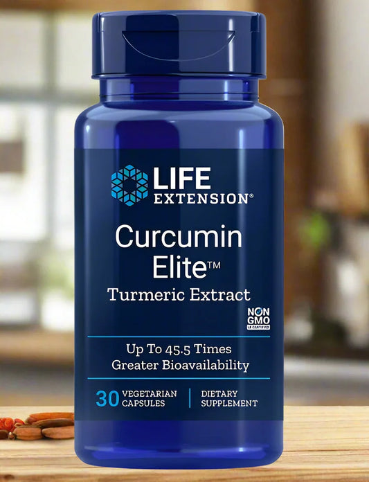 Life Extension - Curcumin Elite Turmeric Extract - 60 vcaps - LaVida Prana