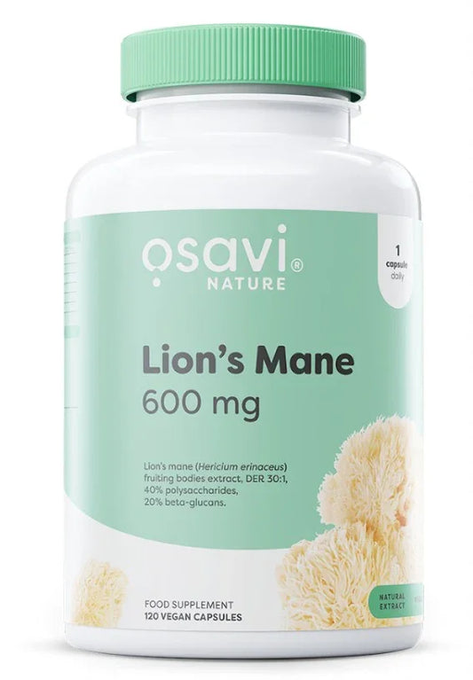 Osavi - Lion's Mane, 600mg - 120 vegan caps - LaVida Prana