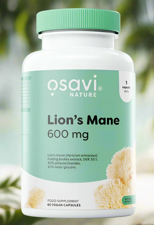 Osavi - Lion's Mane, 600mg - 60 vegan caps - LaVida Prana