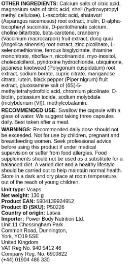 Osavi - Multivitamins & Minerals Woman - 90 vegan caps - LaVida Prana