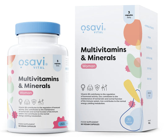 Osavi - Multivitamins & Minerals Woman - 90 vegan caps - LaVida Prana