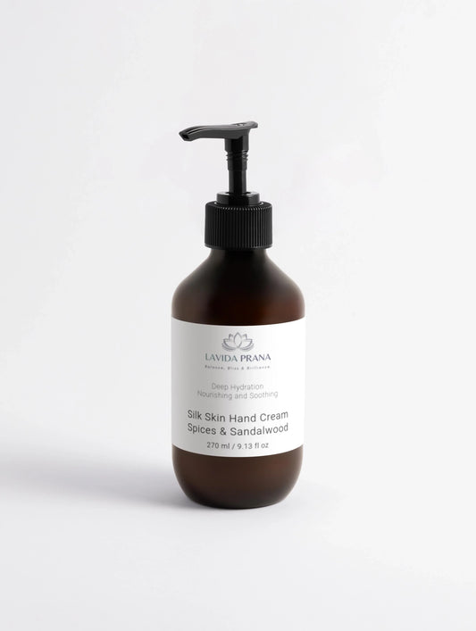 Silk Skin Hand Cream - Spices & Sandalwood - LaVida Prana