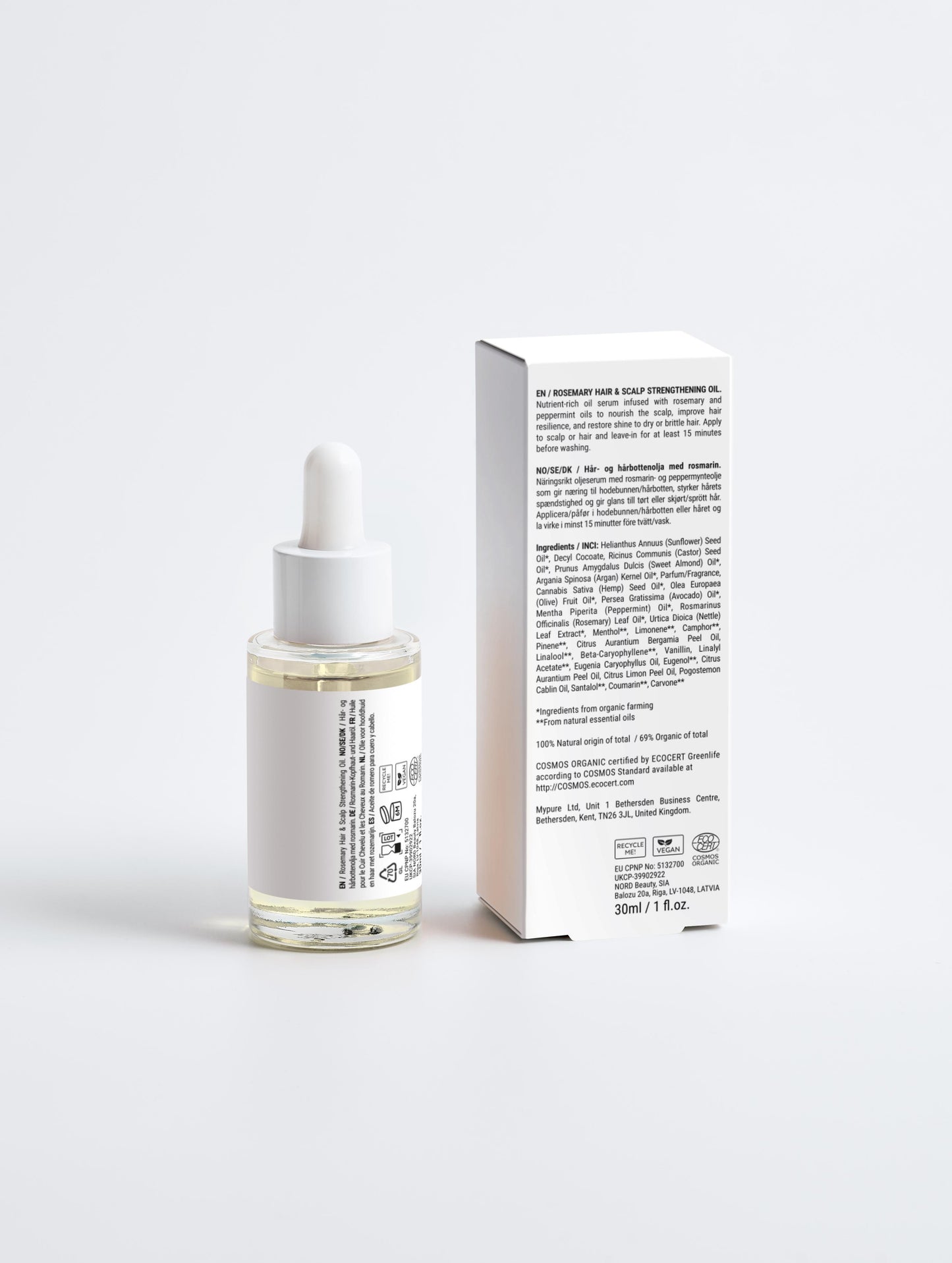Rosemary Hair & Scalp Strengthening Oil - LaVida Prana