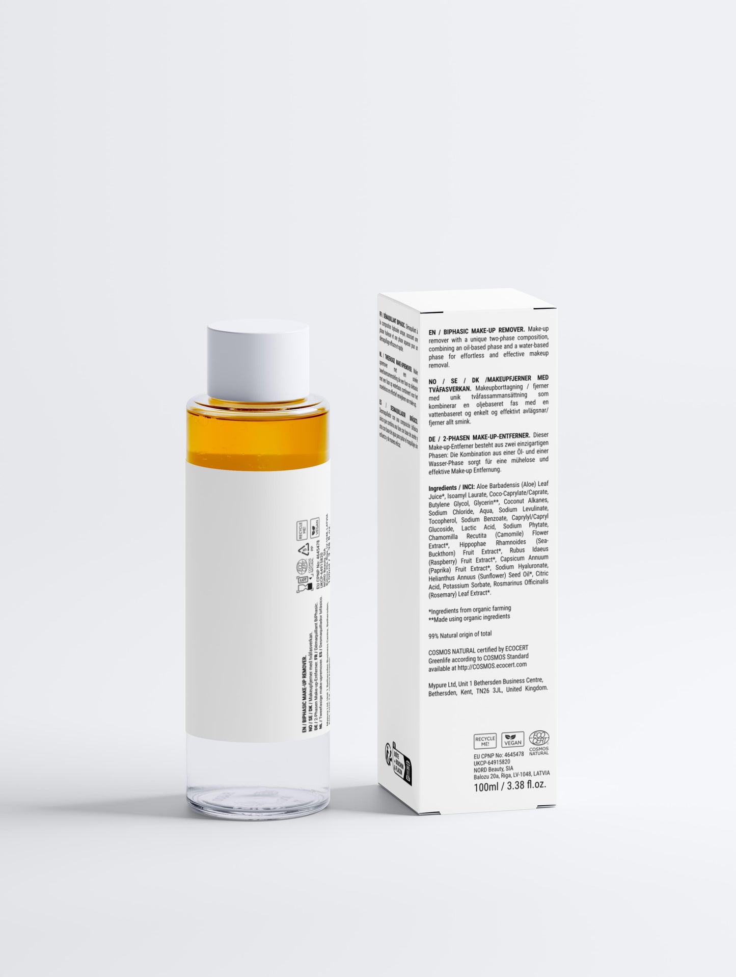 BiPhasic Make-up Remover - Fragrance Free - LaVida Prana