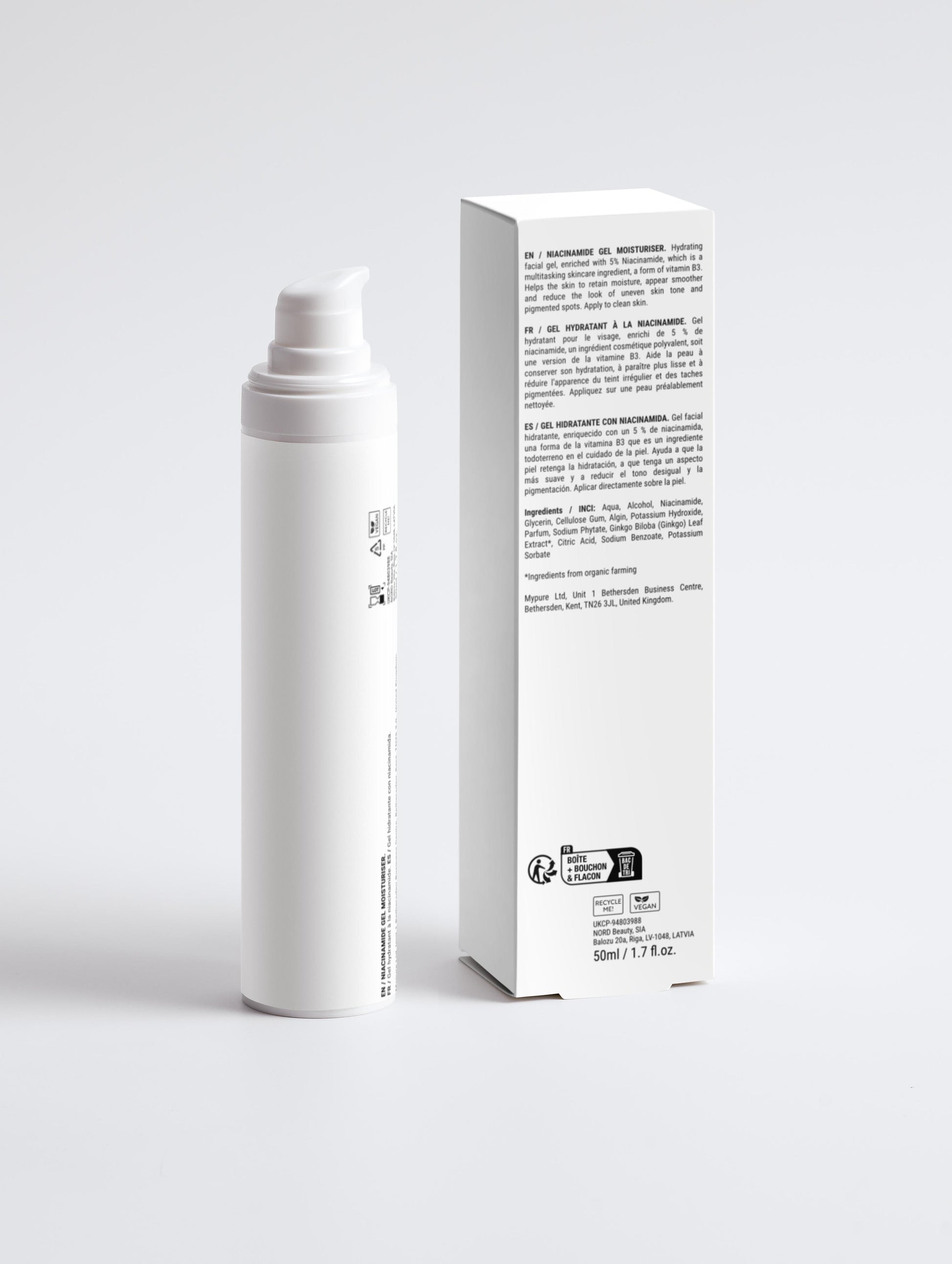 Niacinamide Gel Moisturiser - LaVida Prana