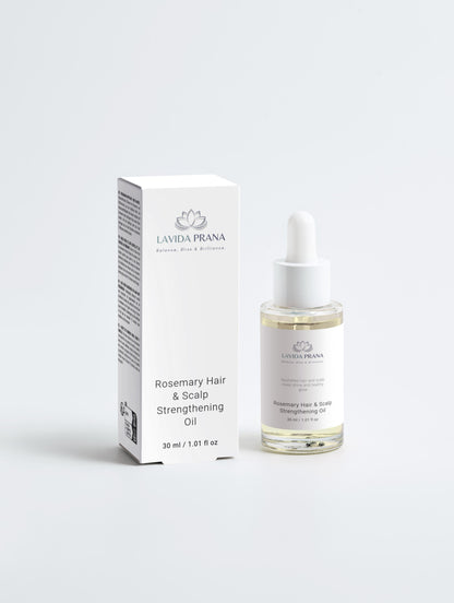 Rosemary Hair & Scalp Strengthening Oil - LaVida Prana
