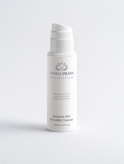Sensitive Skin Oil-To-Milk Cleanser - LaVida Prana