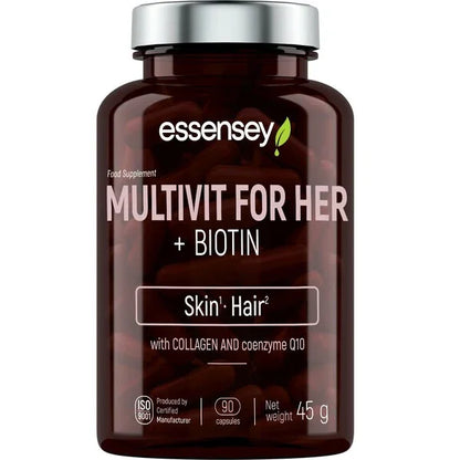 Essensey - Multivit for Her + Biotin - 90 caps - LaVida Prana